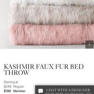 Restoration Hardware Teen plush throw blanket